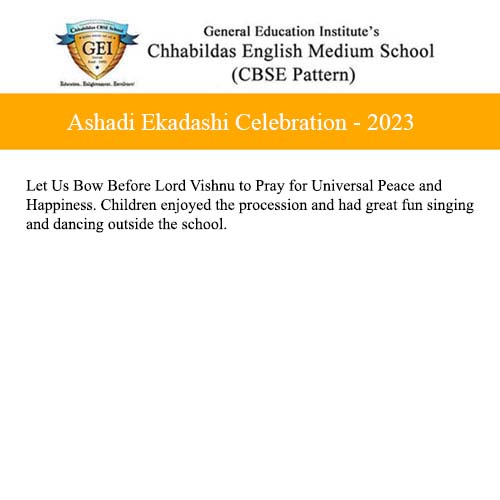Ashadhi Ekadashi Celebration 2023