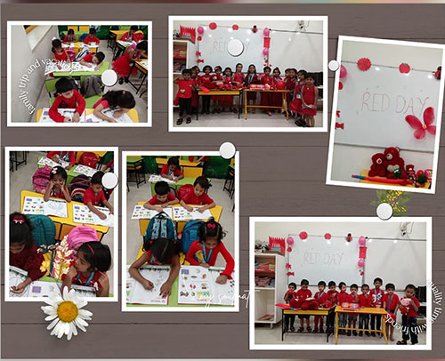 red color and its shades