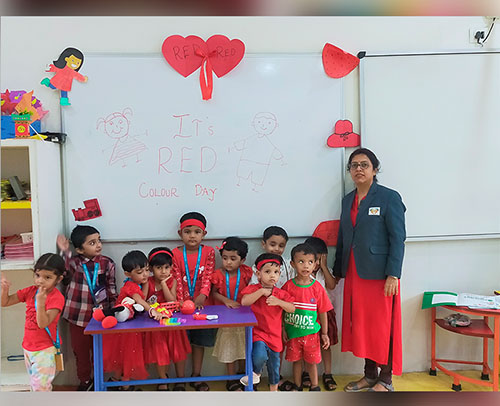 red color and its shades