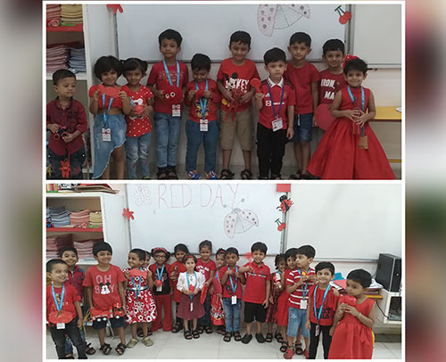 red color and its shades